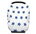 Infant Car Seat Cover & Baby Nursing Cover for Infants & Toddlers - It is Multi-Use Shopping Cart Cover, High Chair Cover and Infinity Scarf - Breathable and Stretchy
