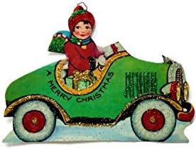 Christmas Tree Ornament Decoration Retro Holiday Car