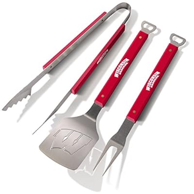 Sportula Spirit Series 3 Piece Barbeque Set, NCAA Alabama Crimson Tide
