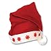 Beistle Plush Light-Up Red Santa Hat with Battery Powered Lights – Christmas Themed Cap, Dress-Up Costume Accessory, Winter Party Supplies, Kris Kringle Holiday Headwear, Seasonal Festival