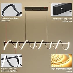 Modern Design Dimmable Desk Linear Pendant