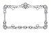 Cruiser Accessories 25231 Skull & Bone License Plate Frame, Chrome