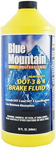 Blue Mountain DOT 3 &amp; 4 Brake Fluid (32 oz)