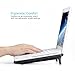Laptop Cooler, Tenswall 5 Quiet Fans Laptop Cooling Pad for 13-17 Inch Laptops, Cooler Pad Stand with LED Light, Dual USB 2.0 Ports, Adjustable Height Settings