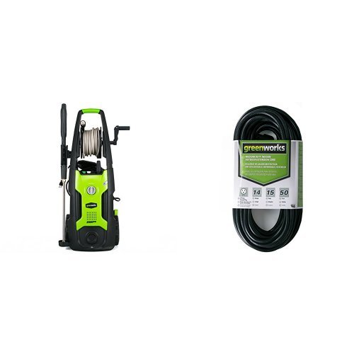 Buy Greenworks 2000 PSI 13 Amp 1.2 GPM Pressure Washer with Hose Reel GPW2002 with 50Foot