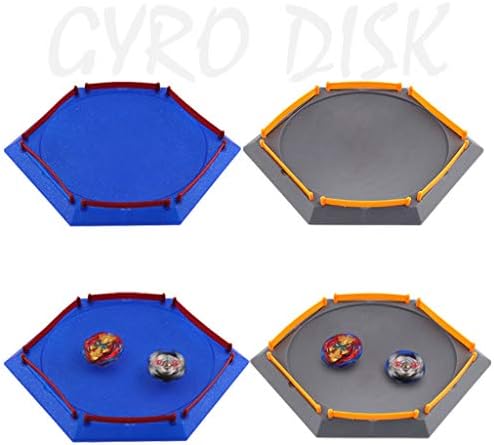 LIMITA New Exciting Burst Gyro Arena Disk Duel Spinning Top Beyblades Launcher Stadium (Blue)