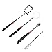 4 Pack Magnetic Pick-Up Tool, Telescoping Pick Up Sticks, Inspection Mirror with LED Light for Extra Viewing Pickup, Christmas Stocking Stuffers, Cool Gadgets Gifts for Men, Dad, Husband, Father, Him