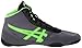 ASICS Men's JB Elite V2.0 Wrestling Shoe, Granite/Green Gecko/Black, 8.5 M US