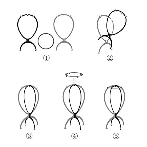 EYX Formula Plastic Wig Specific Stent Removable Holder,Wig Hat Cap Holder Stand Display Wig Accessories for Salon Barber Shop.（Random color） - Thumbnail 7