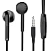 In Ear Earbuds, Cellia iPhone Earphones with Microphone iPhone Earbuds with Control Wired Headphones with Mic for iPhone and Android Phones Black