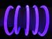 Glow With Us Brand Glow Sticks Bracelets Bulk Wholesale, 100 8” Purple Glow Bracelets, Bright Color, Glow 8-12 Hrs, 100 Connectors Included, Glow Party Favor Supplies, Sturdy Packaging, Great Fun.