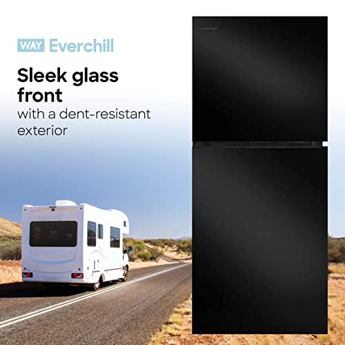 Everchill RV Refrigerator, 12V Fridge, 11 CU FT Capacity, 23.9 Inch