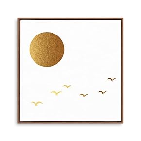 SIGNFORD Framed Canvas Home Artwork Decoration Annual Ring...