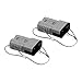 HYCLAT 2-4 Gauge Wire Connectors, 175A Battery Quick Connect Disconnect 12V-36V Powerpole for Car Bike ATV Winches Lifts Motors More Grey 2 Pcs