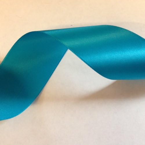 25mm Satin ribbon Turquoise blue in 25mtrs