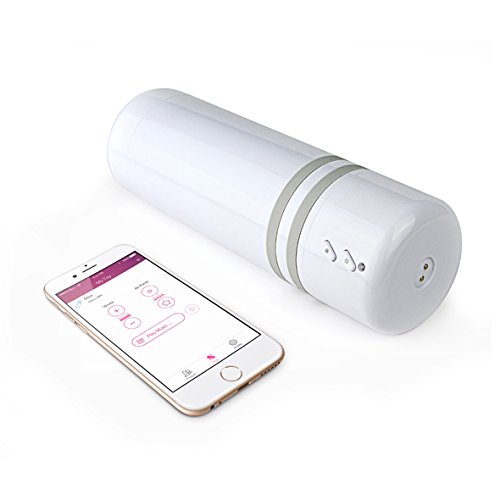 Lovense MAX Fleshlight Bluetooth para Smartphone/Tablet, Color Blanco
