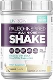 JJ Virgin Vanilla Paleo-Inspired All-in-One Shake - Paleo + Keto-Friendly Protein Powder (15 Servings, 1.16 Pounds)