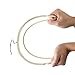 Finnhomy Heavy Duty 50 Pack Clothes Hangers with 10 Sturdy Multiple Use Finger Clips, Durable Slim-Line Velvet Hangers, Beige