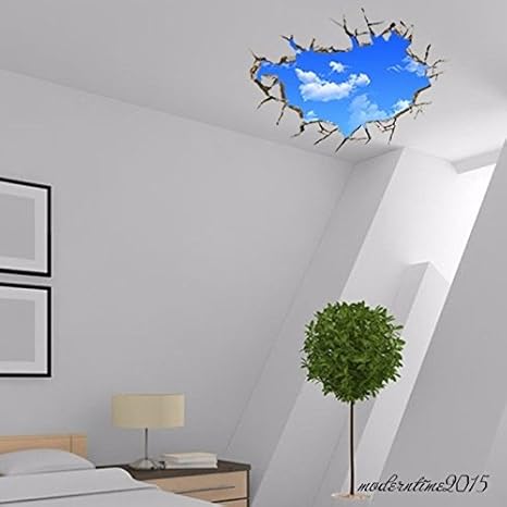 Buy Sellify 3d Blue Sky Wall Sticker Wall Decal Background Ceiling