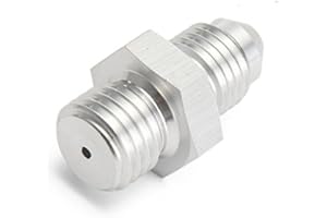 Boost Monkey AN4 to M12x1.5 Straight Adapter Oil Restrictor TD04 Turbo Oil Feed