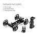 Ztylus Mimi Dolly Kit - 4 Wheel Rolling Slider Dolly Car/Z-Grip Smartphone Rig Mount/Universal Stabilizing Holder/Smooth Photo & Video Shots/iPhone, Samsung, Galaxy Photographer
