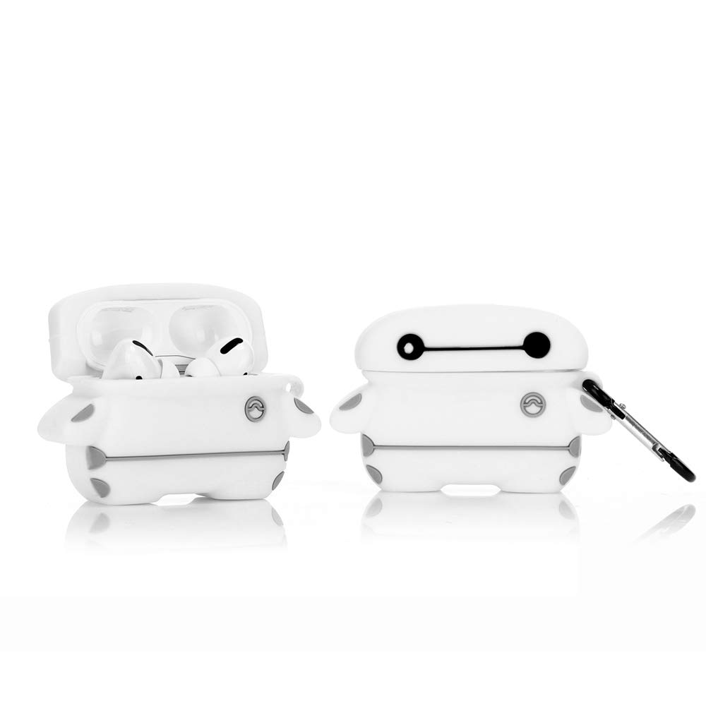 ZAHIUS Airpods Pro Silicone Case Funny Cover Compatible for Apple Airpods Pro [3D JP Cartoon Pattern][Best Gift for Girl Boy] (Baymax)