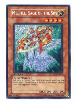 Yu-Gi-Oh! - Meltiel, Sage of the Sky (STON-EN062) - Strike of Neos - 1st Edition - Secret Rare