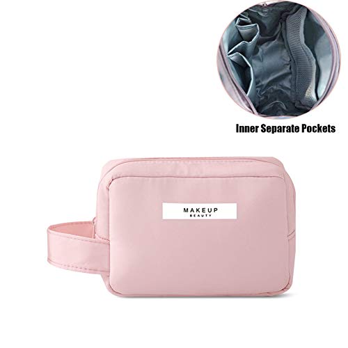 2 Pieces Makeup Bag Travel Toiletry Bag Organizer,Waterproof Multifunction Make-up Bags Portable Large Cosmetic Brush Pouch With Handle Zipper Storage Case for Women with Inner Pouch,Pink 5 2 Pieces Makeup Bag Travel Toiletry Bag Organizer,Waterproof Multifunction Make-up Bags Portable Large Cosmetic Brush Pouch With Handle Zipper Storage Case for Women with Inner Pouch,Pink