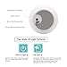 niceEshop(TM) Portable Silicone LED Children Night Light [ USB Rechargeable, Warm White Light, 7-Color Breathing Dual Light ] Colorful Cute Kids Night Lamp for Baby Room, Bedroom, Nursery, Adults