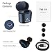 Arbily Wireless Bluetooth Earbud, Bluetooth Single Earphone with Mic Cordless Earbud with Charging Case,Waterproof Bluetooth Earphone for Running Noise Cancelling Sport Headphone for iPhone Android