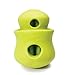 West Paw Zogoflex Toppl Interactive Treat Dispensing Dog Puzzle Play Toy, 100% Guaranteed Tough, It Floats!, Made in USA, Small, Granny Smith
