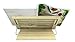 Book Stand | Recipe Holder Large Wood | 3 Position Adjustable Height and Portable | Cook Book, Textbooks, Music, Art | Works For Reading In Bed | Wooden TableTop Tablet Lap Pad