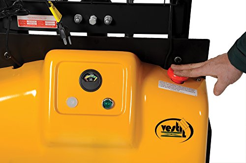 Vestil SE/HP-63 Hand Pump Powered Stacker, 63" Maximum Height, Yellow