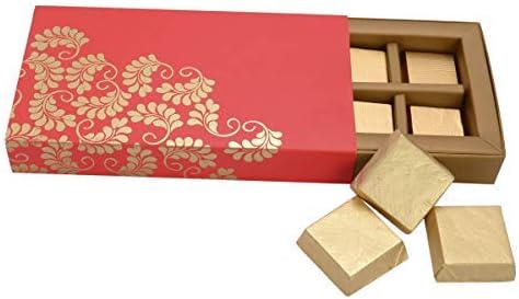 Festive Gifting Rectangle Paper Box / High Grade Chocolates / Luxury Hamper/ Diwali / Christmas/ Valentine's Day Combo Edible Gift Pack for Him/ for Her/ for Husband/ for Wife/ for Loved Ones