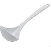 Chef Craft Basic Melamine Cooking Ladle, 10.5 Inch, White