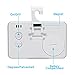 Refrigerator Thermometer, BetyBedy Digital Waterproof Freezer with Hook- Easy to Read Large LCD Display, Room Fridge Thermometer- Perfect for fridge(White)
