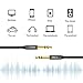 iXCC 4 Feet Male to Male 3.5mm Universal Aux Audio Stereo Cable Cord for Car and All 3.5mm-Enabled Devices, Apple, Samsung, Android, Windows and MP3 Player