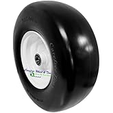 Carefree 13x5.00-6 Smooth Tire & Wheel Assembly (1"" Roller Bearings), White