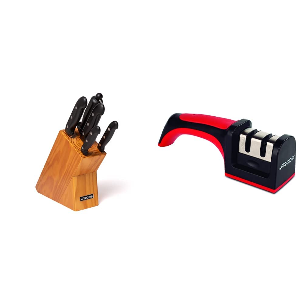 Arcos-Maitre-Juego-de-Cuchillos-5-piezas-4-Cuchillos-de-Cocina-1-Chaira-para-afilar-cuchillos-Afiladores-Afilador