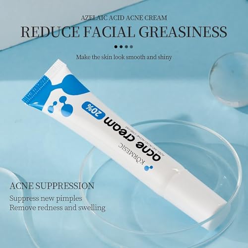 FUIN 20% Azelaic Acid Acne Cream Azelaic Acid Acne Cream For Face Premium,Beauty,Prevents Breakouts, Ease Pimple Clarify Skin Soothe Irritation