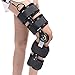 TANDCF bestlife Hinged Knee Brace ROM Post OP Knee Immobilizer Brace Leg Braces Orthopedic Patella Knee Brace Knee Immobilizer Brace Support Orthosis, Adjustable for Left Leg and Right Leg(D002-1)