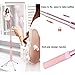 Selfie Stick Tripod 1.12M with Ring Light Remote Bluetooth for Live Stream Compatible for iPhone X/SE/6/6s/6 Plus/7/7 Plus/8/8 Plus/,Samsung 8/S8/S8 Plus,Nexus,LG,Moto and More(Pink)