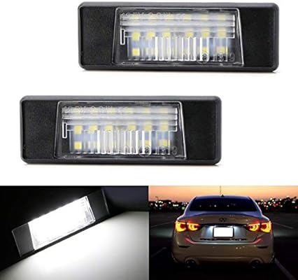 q50 license plate light