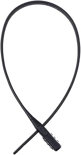 Oxford Combi Zip Lock Multi-use Cycle Security Cable Bike Lock Black view 1