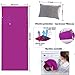 Travel Sleeping Bag Liner, Outdoor Camping Sheet with Inflatable Pillow & Pump, Lightweight Soft Sleep Sack Liner for Hotel Hiking Trains Planes Tripthumb 1