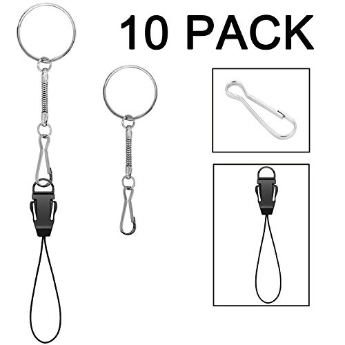 YOUOWO 10 pcs Lanyards for USB Flash Drive Cell Phone Keys iPod mp3 mp4 Strap ID Card Badge Small Lanyard and Other Small Electronic Devices Can disassemble Phone Charms Detachable Lanyard(10 Pack) - Thumbnail 7