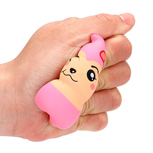 Stress Reliever Toy, KESEELY Exquisite Fun Monkey Poo Scented Squishy Charm Slow Rising Mini Toys (B)