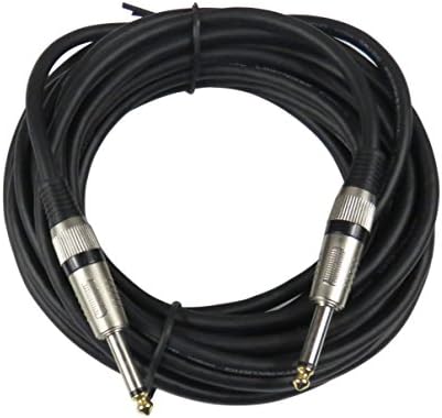 STARAUDIO SSSC-750CM 25 FT(7.5m) 1/4" 6.35mm Male to 1/4" 6.35mm Male Instrument Guitar Audio Speaker Cable Cord