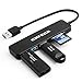 Cateck Ultra Thin USB 3.0 3-Port USB Hub with SD/TF Card Reader Combo