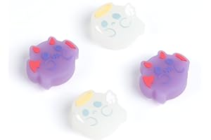 GeekShare Luminous Ghost Thumb Grip Caps, Soft Silicone Joystick Cover Compatible with Nintendo Switch/OLED/Switch Lite,4PCS